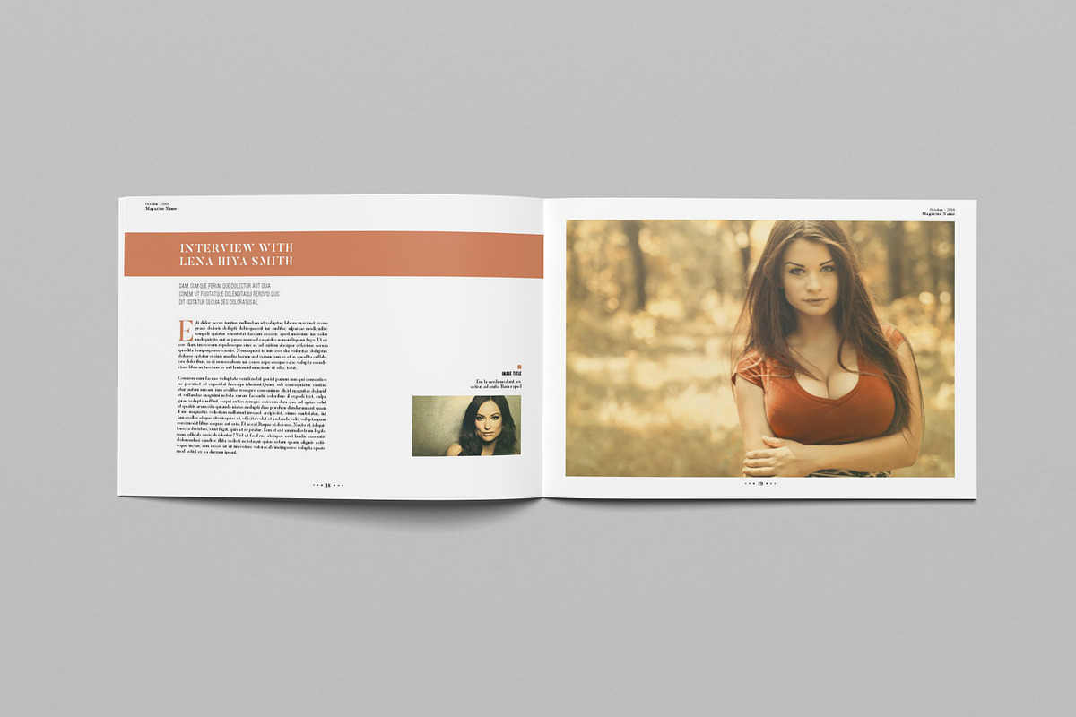 Landscape Magazine Template V, a Magazine Template by Uloel Design (Photo 11 of 12)