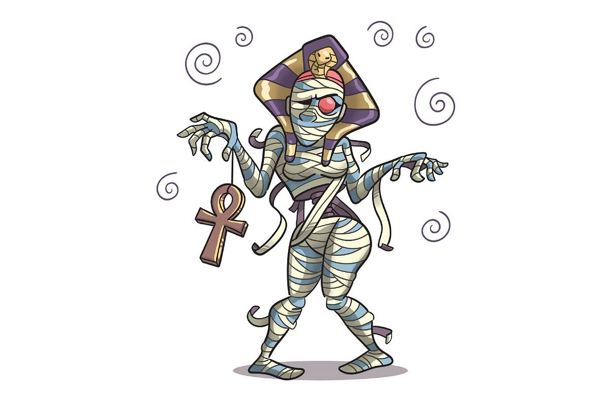 Walking Mummy, an Illustration by Cartoon Shop (Photo 6 of 6)