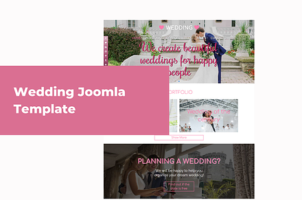 Wedding Joomla Template