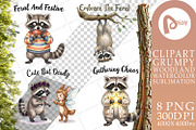 Grumpy Woodland Hygge Sublimation, a Decorative Illustration by Artnoy (Thumbnail 12 of 18)