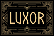 LUXOR, a Sans Serif Font by Pinisi ART (Thumbnail 1 of 11)