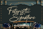 Futuristic Signature Signature LS, a Script Font by GranzCreative (Thumbnail 1 of 12)