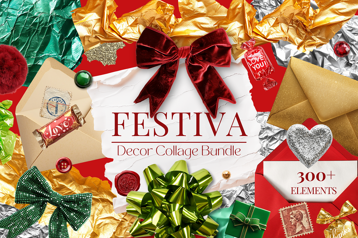 Christmas Collage, an Object Graphic by barsrsind (Photo 1 of 8)