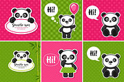 Panda cartoon character, an Animal Illustration by natadanko (Thumbnail 2 of 2)