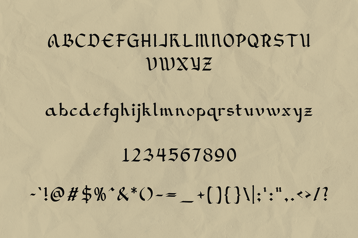 Inkwell Scribe - Medieval Typeface, a Serif Font by HipFonts (Photo 6 of 10)