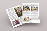 Christmas Family Newsletter, a Brochure Template by ROJI CREATOR (Thumbnail 5 of 7)