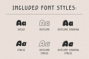Retro Bubble Display Font Fatty Soda, a Handwritten Font by ZoloDesignHub (Thumbnail 8 of 9)