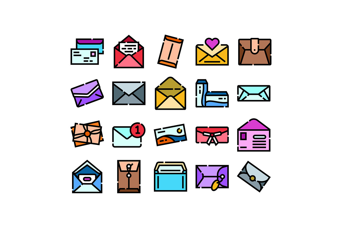 Various mail and message envelopes, an Object Graphic by pikepicture (Photo 1 of 3)