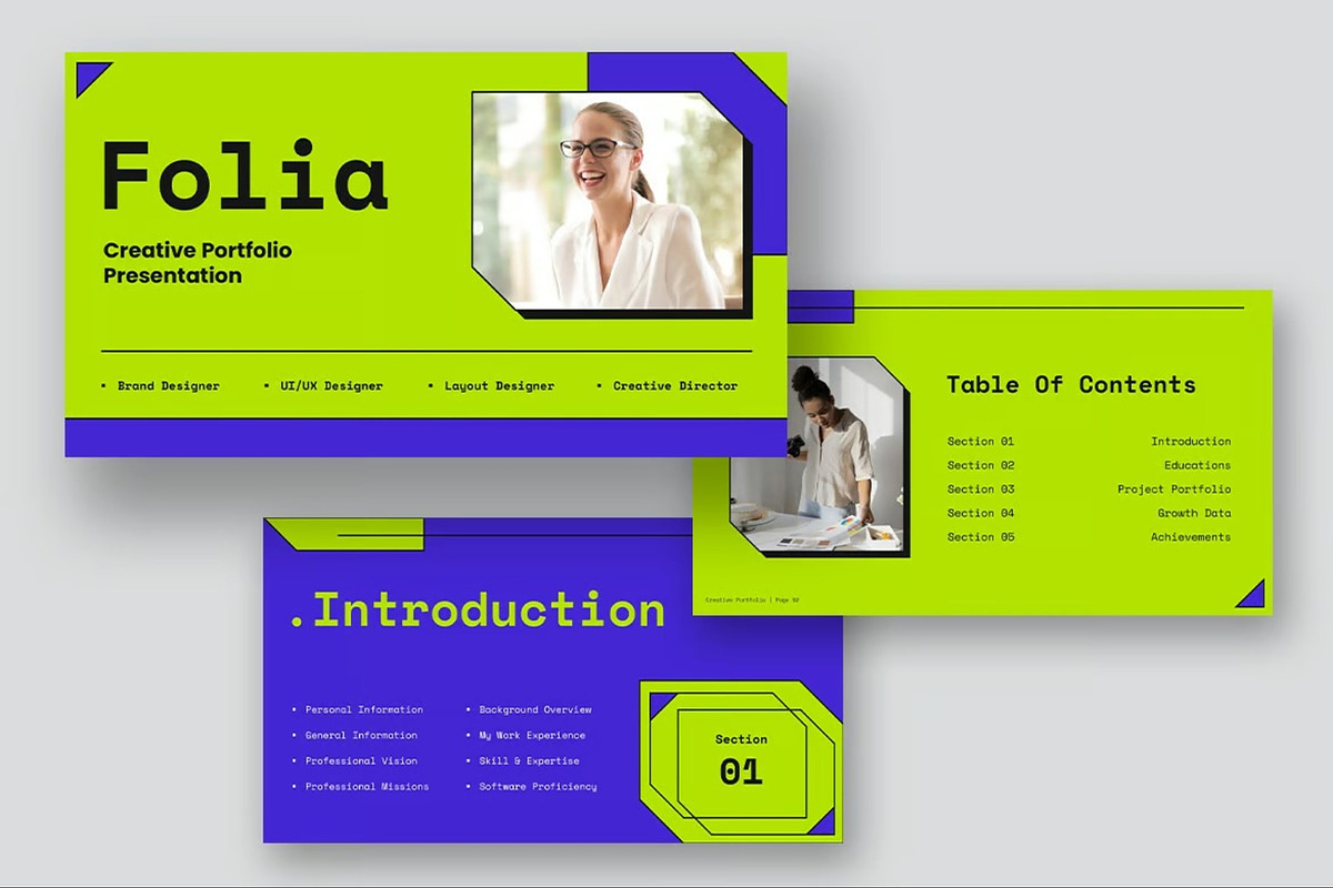 Creative Portfolio Powerpoint, a Presentation Template by Fit-tee (Photo 2 of 10)