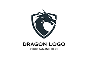 Dragon Powerful Emblem Logo Design, a Branding & Logo Template by Megafox Studio (Thumbnail 2 of 2)