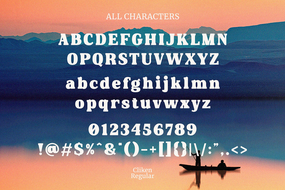 Cliken – Modern Bold Serif, a Serif Font by BrandSemut (Photo 9 of 10)