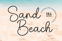 Sand Beach | Script Font