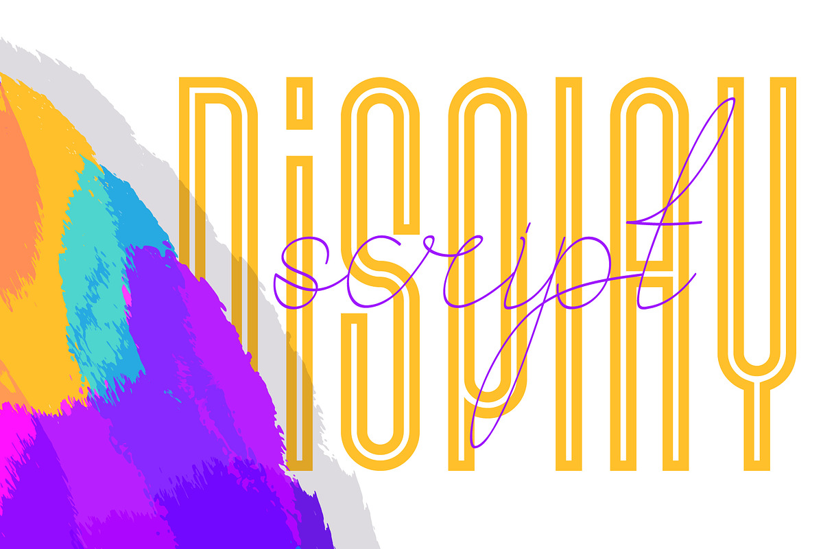 Herolon Font Duo, a Script Font by Lunarts Studio (Photo 6 of 7)