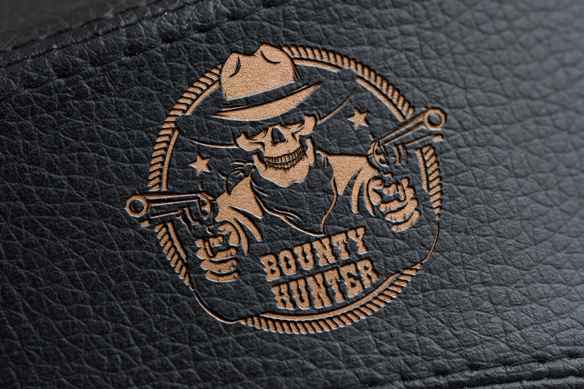 Skull Cowboy Retro Badge, a Branding & Logo Template by Agor2012 shop (Photo 3 of 7)