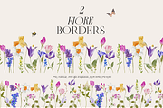 FIORE Bright watercolor flowers, a Decorative Illustration by Grace Noboa Illustrations (Thumbnail 15 of 17)