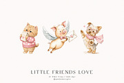 Little Friends Love, an Animal Illustration by PeDe Designs (Thumbnail 10 of 11)