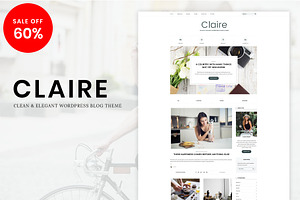 Claire - Elegant Blog WordPress