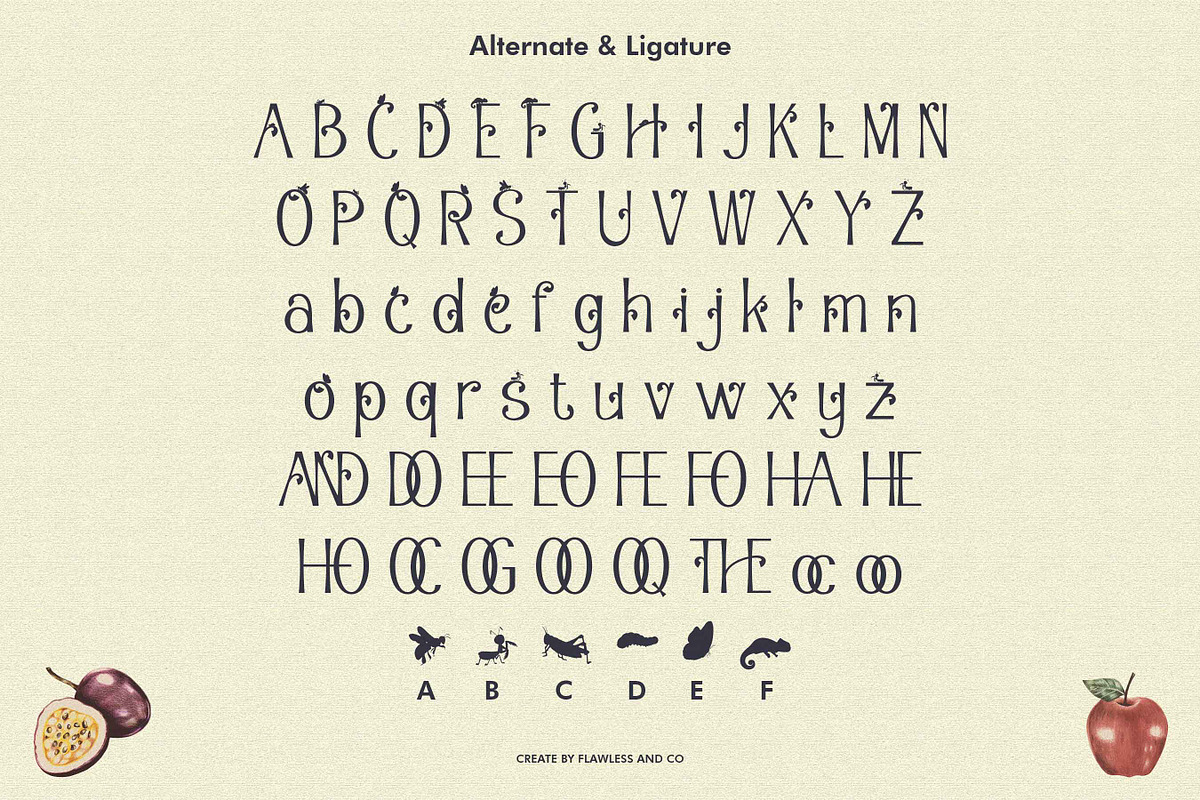Arboriva - Decorative Font, a Font by Flawless And Co (Photo 10 of 10)