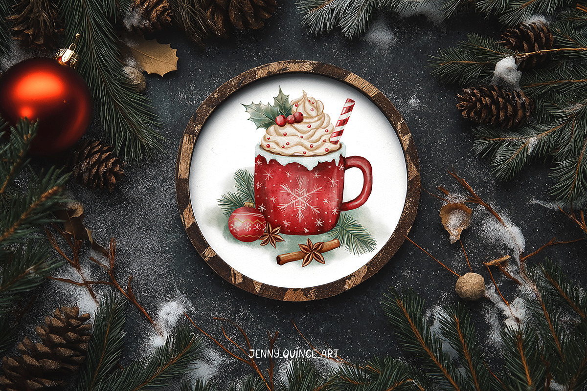 Christmas Holiday Vintage Collection, a Seasonal Illustration by Jenny Quince (Photo 4 of 12)