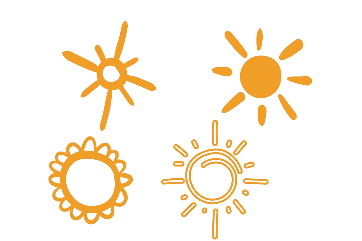 Doodle yellow sun collection, a Decorative Illustration by Anada Arty (Photo 10 of 10)