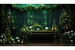 nature green background holiday ai, a Holiday Photo by pikepicture