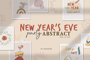 New Year's Eve Party Abstract