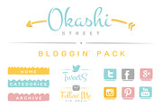 Okashi Bloggin' Pack, a Templates & Theme by tomodachi studio (Thumbnail 1 of 3)