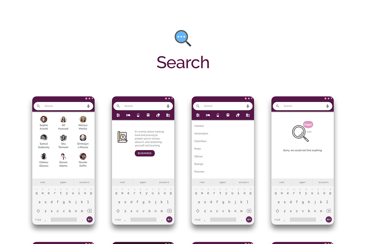 Prototype 86 - Template For Android, an UI Kit Template by App for Mobile & Website (Photo 11 of 28)