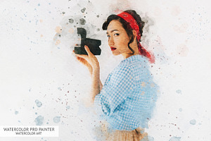 Watercolor Painter Photoshop Actions