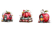 Whimsical Fall Harvest Clipart, a Seasonal Illustration by CreationArt (Thumbnail 4 of 5)