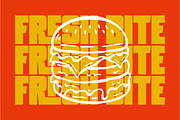 Fresh Burger - Modern Display Sans, a Sans Serif Font by Pian45 Studio (Thumbnail 2 of 8)