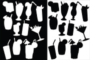 Glasses with drinks, a Food Illustration by risovanya (Thumbnail 3 of 4)
