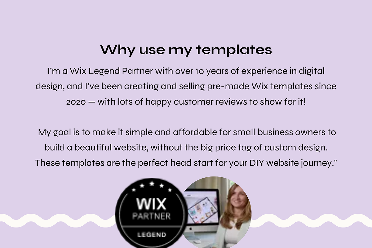 Wix Website Template - Rainbow, a Wix Template by The Pixel Palace (Photo 9 of 9)