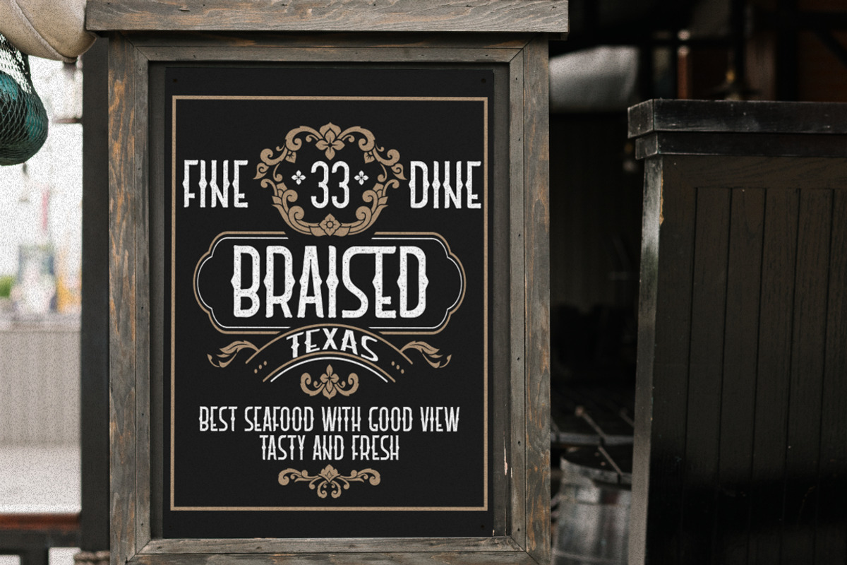 Old Spokes - Vintage Display Font, a Serif Font by PutraCetol Studio (Photo 9 of 12)