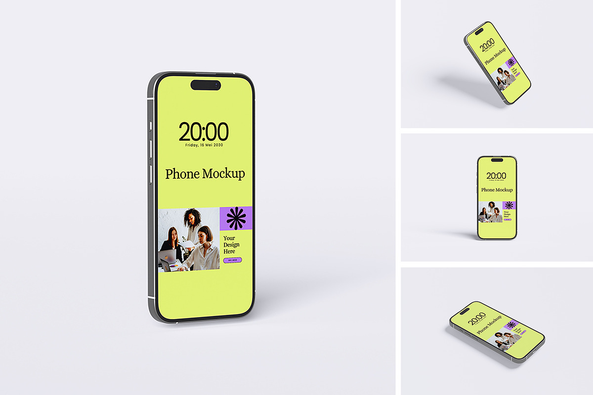 iPhone Mockup, an iPhone Mockup by seramoe (Photo 1 of 5)