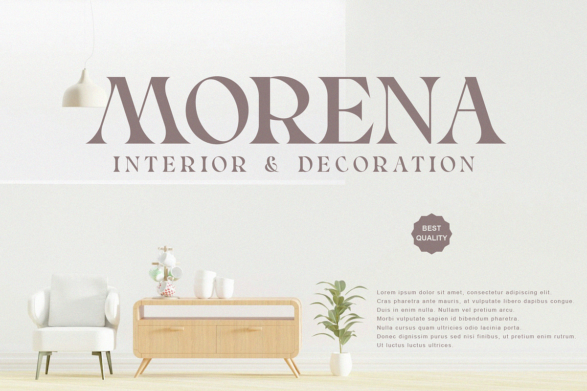 Demora Glamore, a Serif Font by Muflieart (Photo 4 of 9)