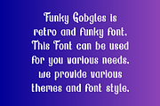 Funky Gobgles - Retro Font, a Sans Serif Font by Iqsiart Studio (Thumbnail 4 of 6)