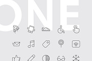 ONE - 600+ Premium Icons, an Outline Icon by Xicons (Thumbnail 1 of 9)