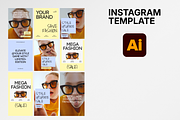 Fashion Instagram Templates Bundle, a Social Media Template by GAZINEOGRAPHIC (Thumbnail 3 of 5)