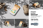 Professional Plastic Bottle Mockup, an Advertising Mockup by bimockup (Thumbnail 1 of 6)