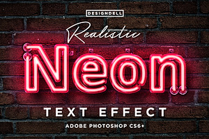 Realistic Neon Photoshop Effect