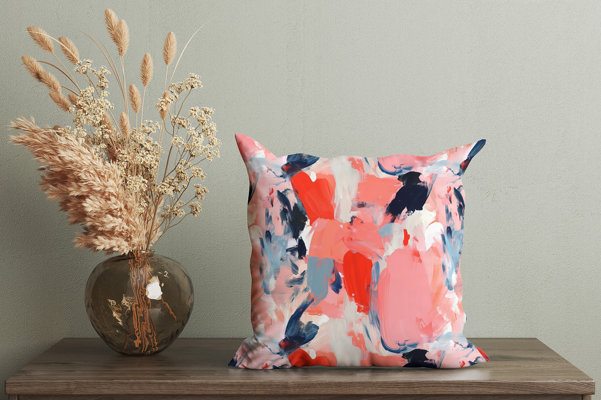 Abstract Red & Pink Patterns, a Pattern Graphic by Ninterints (Photo 8 of 12)