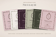 Floral Wedding Invite & Sign Creator, an Object Graphic by The October Creative (Thumbnail 7 of 22)