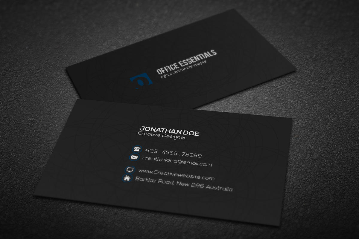 Business Card, a Business Card Template by Genereux Art (Photo 2 of 3)