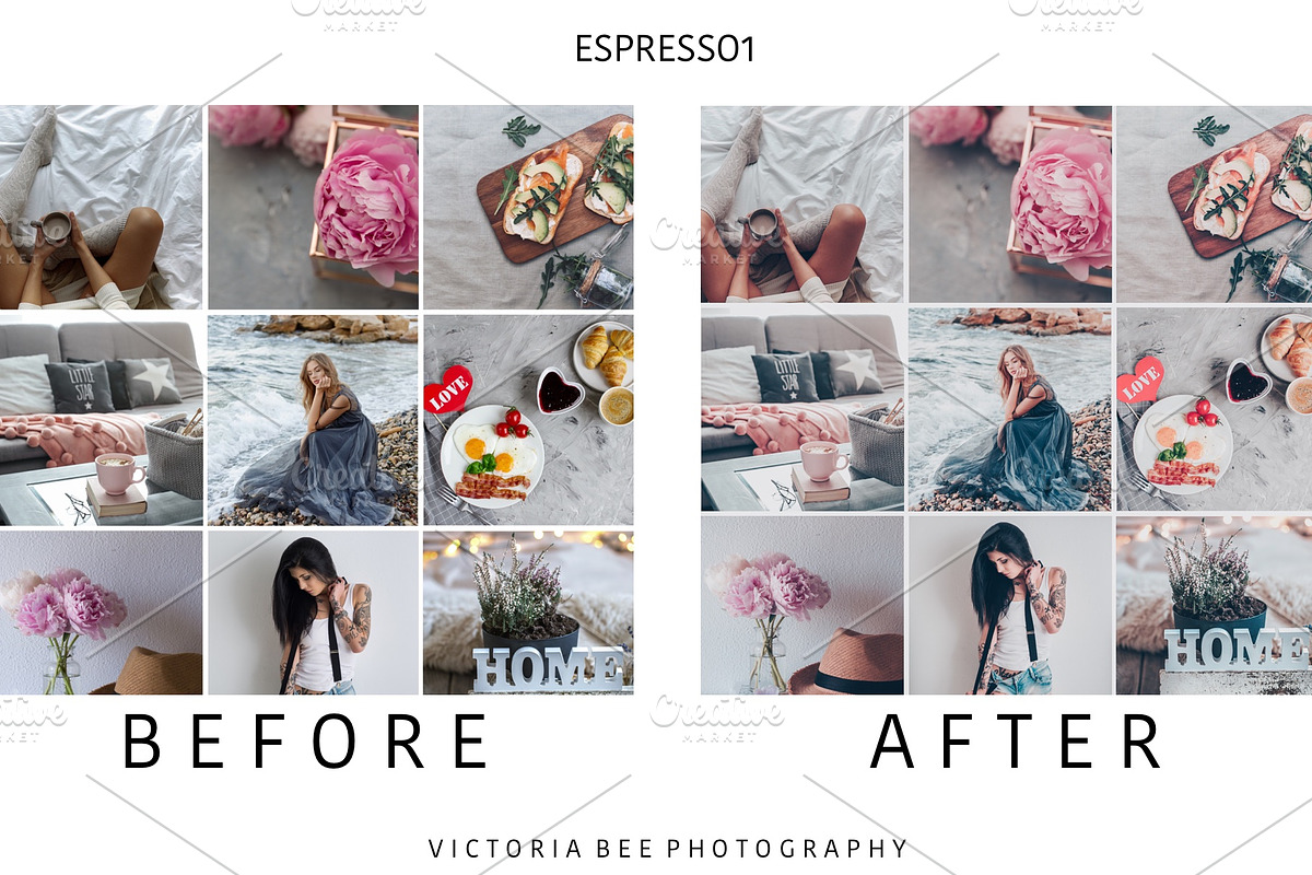 5 Mobile Presets ESPRESSO, an Action Add-On by Victoria Bee Presets (Photo 2 of 10)