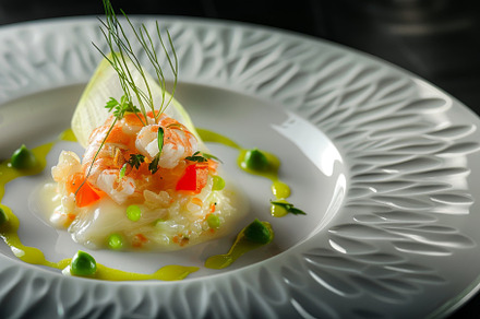 A white plate topped with a piece of, a Photo by Iftikhar Alam