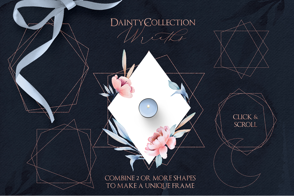 Watercolor Col. Dainty Blossom, a Texture Illustration by Inky Jar Design Studio (Photo 6 of 13)