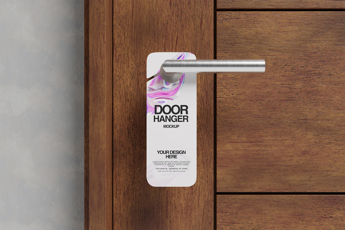 Door Hanger Mockup, a Mockup by Hazzpro_Std (Photo 4 of 5)