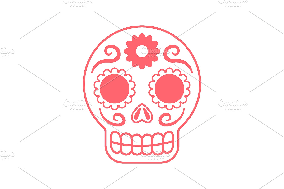 Day of the Dead illustration, a Seasonal Illustration by sceptical cactus