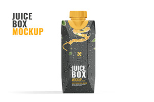 Juice Box Mockup